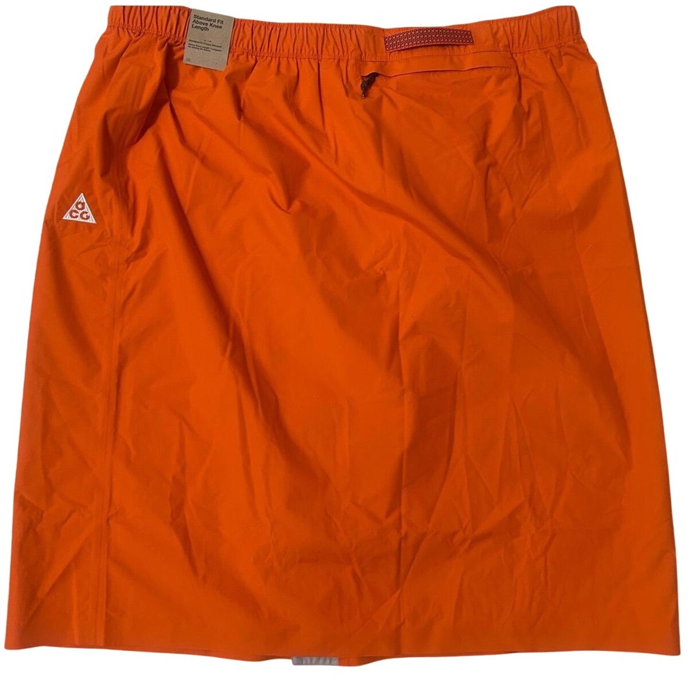 Nike ACG Skirt Women XL-Tall Orange New Storm-FIT ADV Waterproof GORPCORE